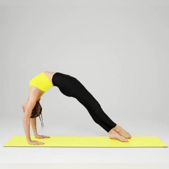 Alo Yoga Warrior Mat Bundle in Highlighter - INCL Mat. Grip Towel, Block - Picture 3 of 14